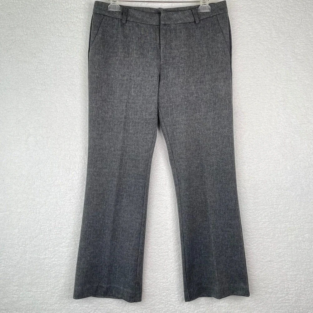 KUT from the Kloth Womens Size 10P Gray Straight Leg Dress Pants Career Slacks‎
